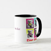 Cute Too Beer Personalized Mok | Aangepaste naam B (Voorkant rechts)