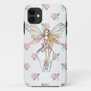 Cute Tooth Fairy and Flowers Girly iPhone 5 Hoesje
