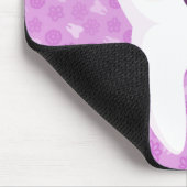Cute Tooth - Paarse  Mousepad Muismat (Hoek)