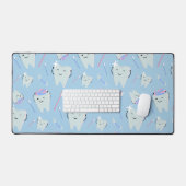 Cute Tooth Workdesk Mat (Clavier et souris)