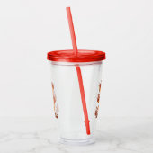 Cute Torosaurus Acryl Drinkbeker (Links)