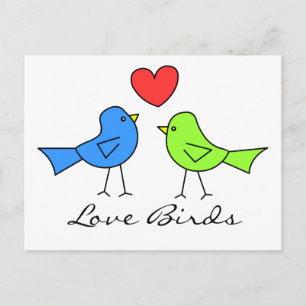 Cute Tortelduifjes Briefkaart