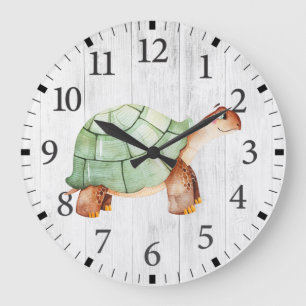 Cute Tortoise Wall Clock Grote Klok