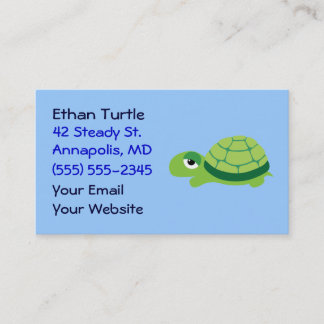 Cute tortue Carte de visite
