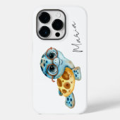 Cute tortue de mer Coque-Mate coque iphone (Verso)