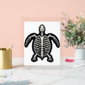 Cute Tortue Halloween Squelette Tortue Fossiles Ar (Mariage)