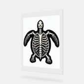 Cute Tortue Halloween Squelette Tortue Fossiles Ar (Angle)