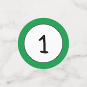 Cute Tortue Ladybug Table d'anniversaire Confetti (Petit recto)