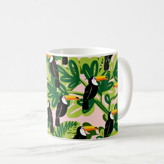 Cute Toucan Coffee Mug (Devant droit)