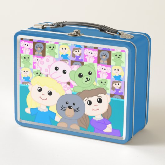 Cute Toy Themed Metal Lunchbox (Devant)