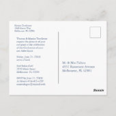 Cute Transparency Effect Pre-K Afstuderen Photo Briefkaart (Achterkant)