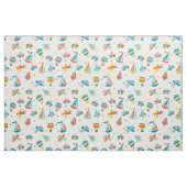 Cute Transportation Baby Nursery Fabric Stof (Fat Quarter)