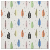 Cute Tree Leaf Pattern Stof (Swatch)