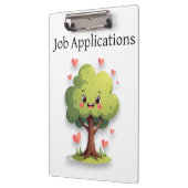 Cute Tree Love Red Hearts Clipboard  Klembord (Links)