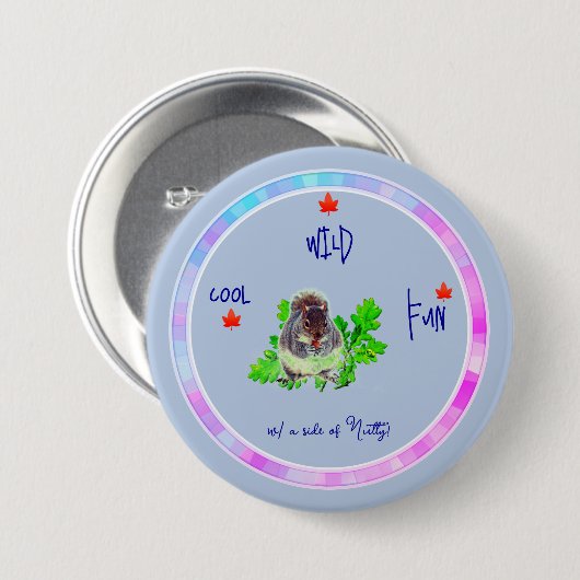 Cute Trend setting Fun Ronde Button 7,6 Cm (Voorkant /achterkant)