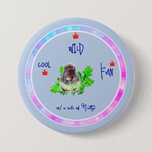 Cute Trend setting Fun Ronde Button 7,6 Cm
