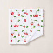 Cute Trendy Delicious Cherry | (Gant de toilette)