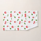 Cute Trendy Delicious Cherry | (Serviette à main)