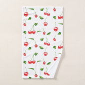 Cute Trendy Delicious Cherry | Bad Handdoek (Handdoek)