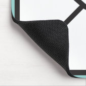 Cute Trendy Envelope Graphic & Custom Background Muismat (Hoek)