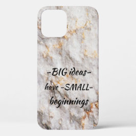 Cute Trendy Marble iPhone 12 Hoesje