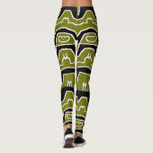Cute trendy multikleur "Ratti_Creative_Arts" Legg Leggings (Achterkant)