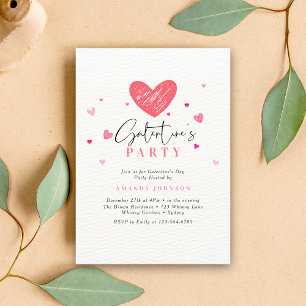 Cute trendy Valentijnsdag hartjes Kaart