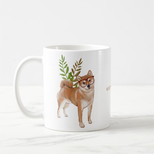Cute Très Génial Mignonne Dogecoin Mème Mug (Gauche)