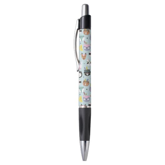 Cute Tribal Face Pattern Pen (Top (Verticaal))