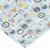 Cute Tribal Face Pattern Tafelkleed (Gekanteld)