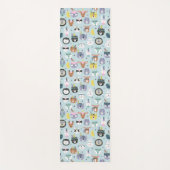 Cute Tribal Face Pattern Yogamat (Voorkant)