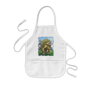 Cute Triceratops Art Gifts & Accessoires Kinder Schort