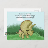 Cute Triceratops Briefkaart (Voorkant / Achterkant)