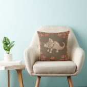 Cute Triceratops Dinosaur Coussin pour enfants (Chaise)