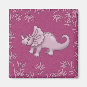 Cute Triceratops Dinosaur Magnet Magneet