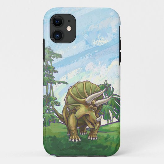 Cute Triceratops Electronic Accessoires Case-Mate iPhone Case (Achterkant)
