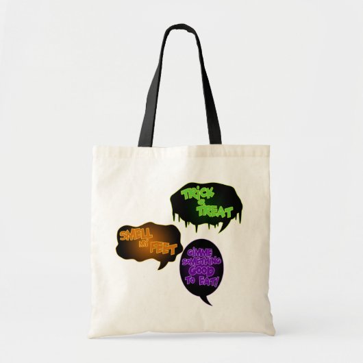 Cute Trick or treat goodie bag TBA Tote Bag (Voorkant)