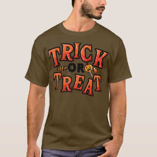 Cute Trick or treat Halloween Snoep Sweets Costuum T-shirt