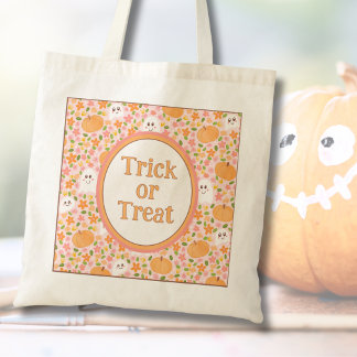 Cute Trick-or-Treat Halloween-tas voor kinderen Tote Bag