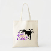 Cute Trick Rawr Treat Halloween Dinosaur Canvas ta Tote Bag (Voorkant)