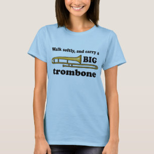 Cute Trombone Slogan t-shirt