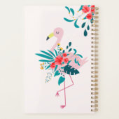 Cute Tropical Floral Flamant rose Personnalisé (Dos)
