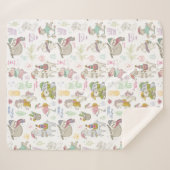 Cute Tropical kerstSherpa Blanket Sherpa Deken (Voorkant (horizontaal))