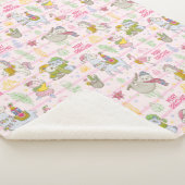 Cute Tropical kerstSherpa Blanket Sherpa Deken (3/4)