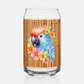 Cute Tropical perrot plage fête bar d'accueil (Recto)