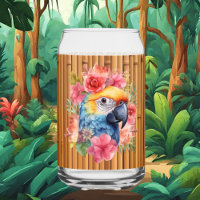 Cute Tropical perrot plage fête bar d'accueil