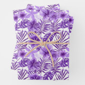 Cute Tropical violet feuille motif (En situation)