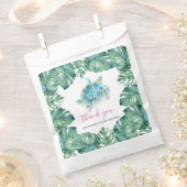 Cute Tropical Waterverf Zee Turtle GifT Bedankzakje (Geknipt)