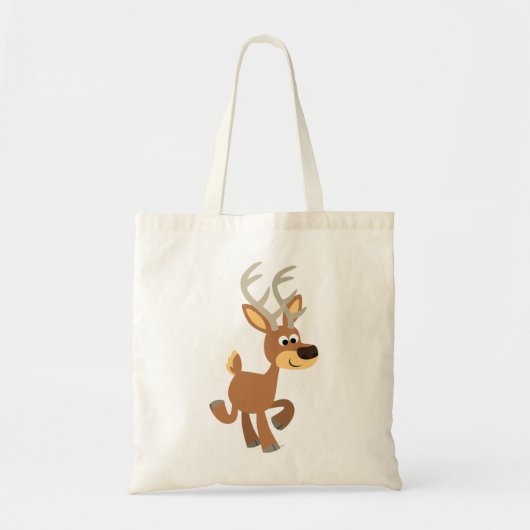 Cute Trotting Cartoon Deer Bag Tote Bag (Voorkant)