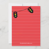 Cute Trucks & Cars Invitation à la fête d'annivers (Dos)